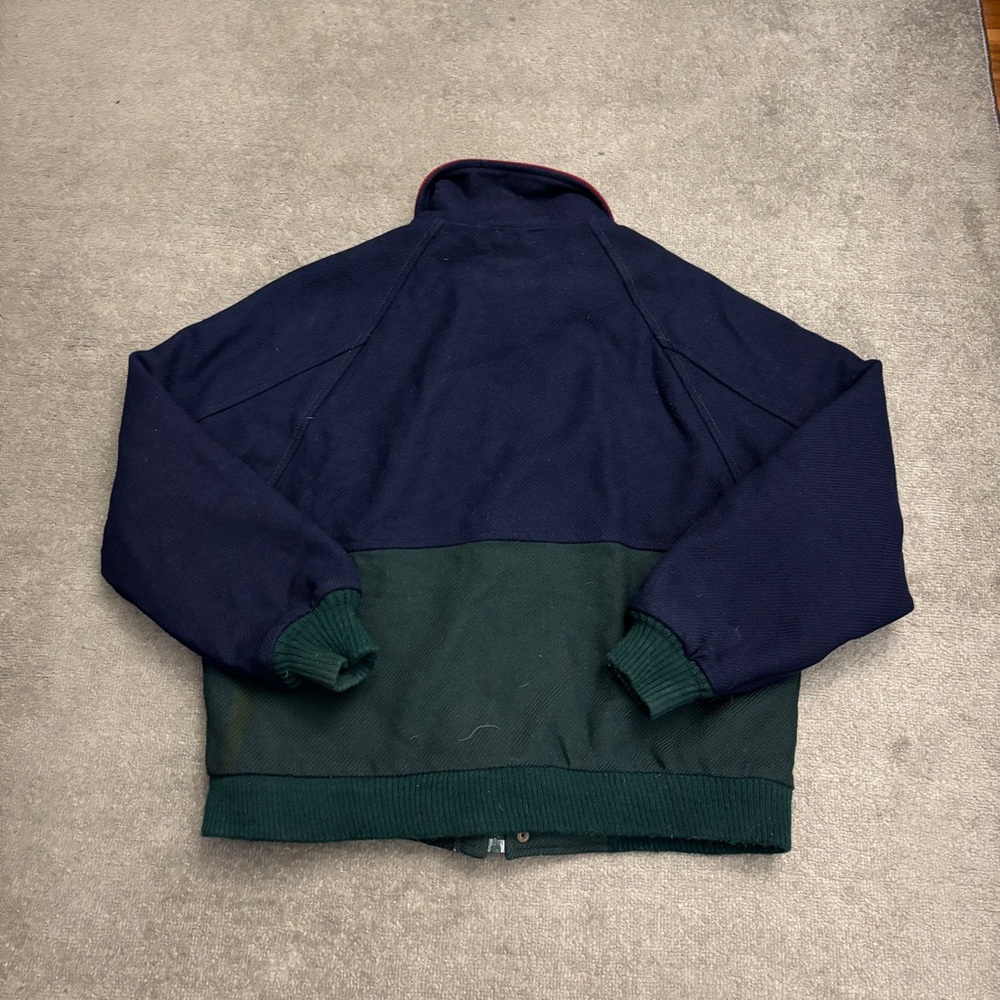 Pendleton Lobo Wool Button Front Zip Up Colorbloc… - image 3